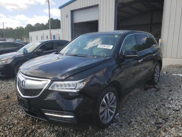 Photo 2 from auction – 2014 ACURA MDX TECHNO with VIN 5FRYD3H45EB006982