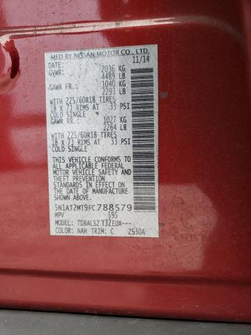 Photo 10 from auction – 2015 NISSAN ROGUE S with VIN 5N1AT2MT9FC788579