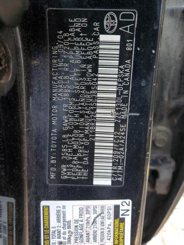 Photo 10 from auction – 2005 TOYOTA COROLLA CE with VIN 2T1BR32E15C385042