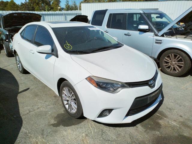 Photo 1 from auction – 2014 TOYOTA COROLLA L with VIN 2T1BURHE4EC051242