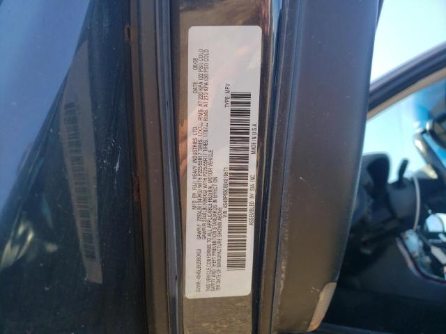 Photo 10 from auction – 2009 SUBARU OUTBACK 2. with VIN 4S4BP63C594319571