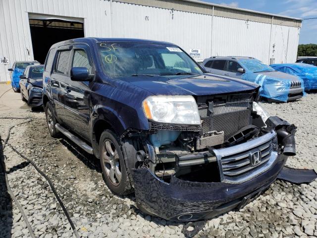 HONDA PILOT EXLN 2012 with VIN 5FNYF4H74CB038380 - Photo from auction