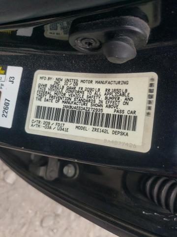 Photo 10 from auction – 2010 TOYOTA COROLLA BA with VIN 1NXBU4EE0AZ272935