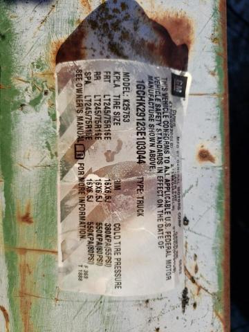 Photo 10 from auction – 2003 CHEVROLET SILVERADO with VIN 1GCHK29123E103044
