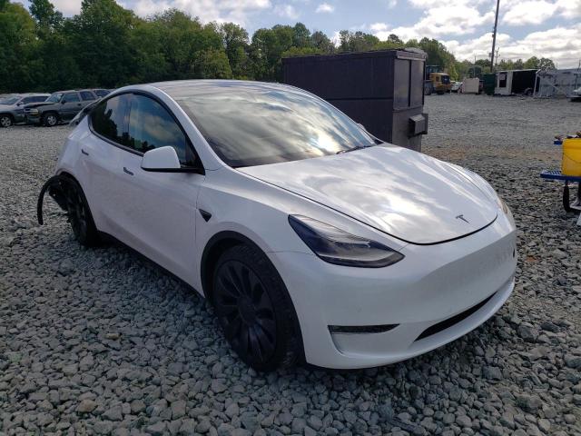 TESLA MODEL Y 2021 with VIN 5YJYGDEF0MF306478 - Photo from auction