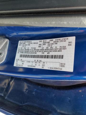 Photo 10 from auction – 2018 FORD ESCAPE SEL with VIN 1FMCU9HD2JUA34184