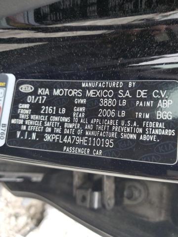 Photo 10 from auction – 2017 KIA FORTE LX with VIN 3KPFL4A79HE110195