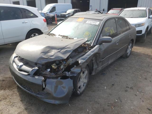 Photo 2 from auction – 2004 HONDA CIVIC EX with VIN 2HGES26714H642634