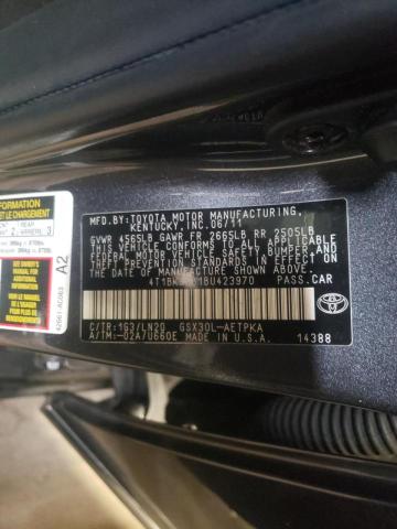 Photo 10 from auction – 2011 TOYOTA AVALON BAS with VIN 4T1BK3DB1BU423970