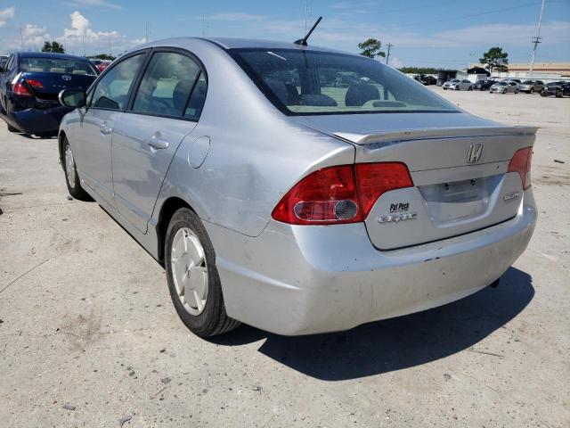 Photo 3 from auction – 2007 HONDA CIVIC HYBR with VIN JHMFA36257S002650