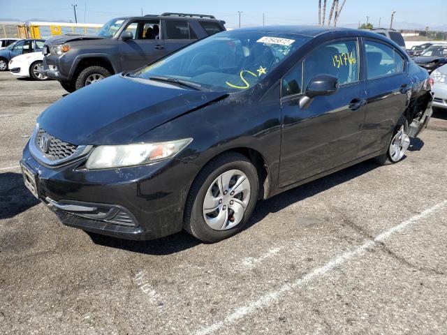Photo 2 from auction – 2013 HONDA CIVIC LX with VIN 19XFB2F51DE238455