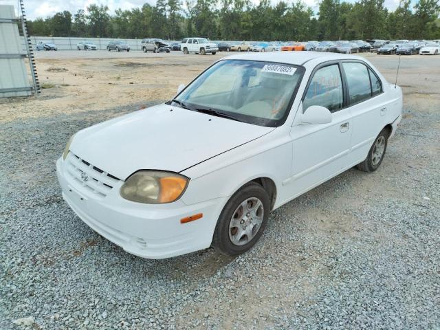 Photo 2 from auction – 2004 HYUNDAI ACCENT GL with VIN KMHCG45C44U498880