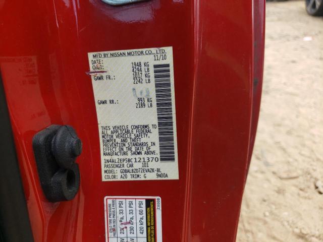Photo 10 from auction – 2011 NISSAN ALTIMA S with VIN 1N4AL2EP5BC121370