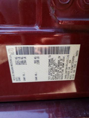 Photo 10 from auction – 2011 NISSAN ALTIMA SR with VIN 1N4BL2AP7BN464616