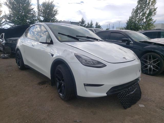 TESLA MODEL Y 2021 with VIN 5YJYGAEE3MF190134 - Photo from auction