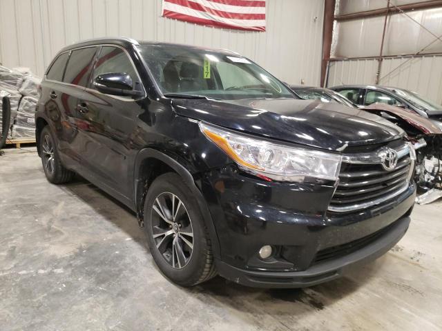 TOYOTA HIGHLANDER 2016 with VIN 5TDJKRFH4GS325824 - Photo from auction