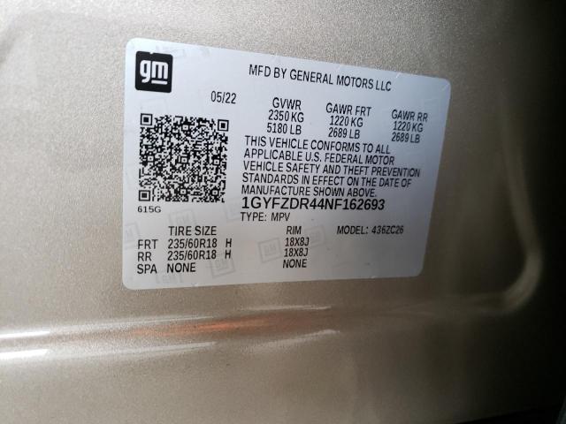 Photo 10 from auction – 2022 CADILLAC XT4 PREMIU with VIN 1GYFZDR44NF162693