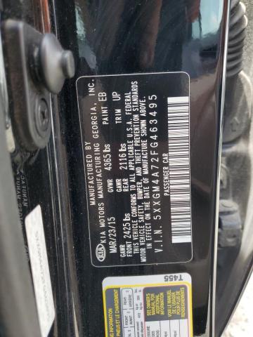 Photo 10 from auction – 2015 KIA OPTIMA LX with VIN 5XXGM4A72FG463495