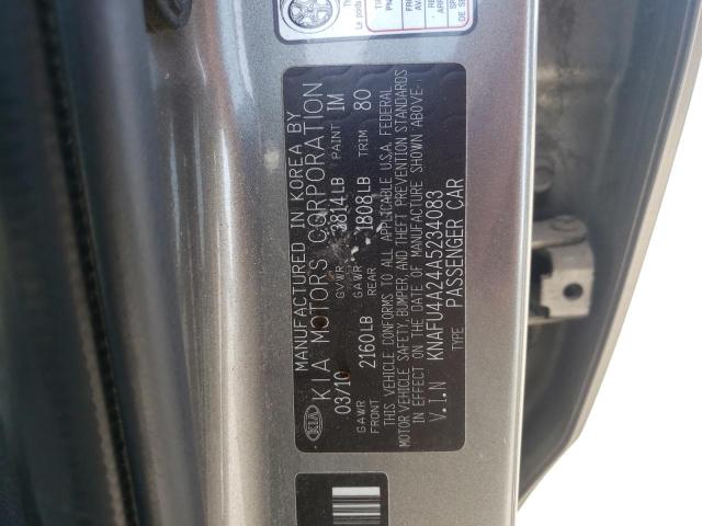 Photo 10 from auction – 2010 KIA FORTE EX with VIN KNAFU4A24A5234083