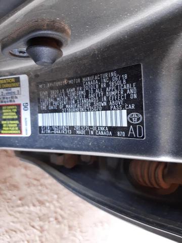 Photo 10 from auction – 2019 TOYOTA COROLLA L with VIN 2T1BURHE0KC135070