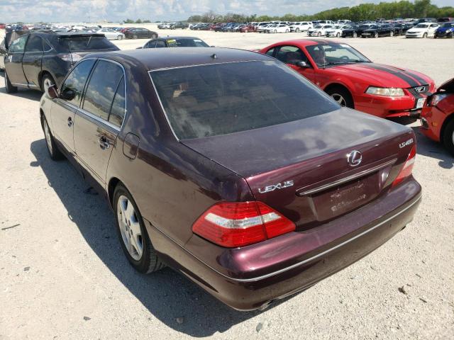 Photo 3 from auction – 2004 LEXUS LS 430 with VIN JTHBN36F240141695