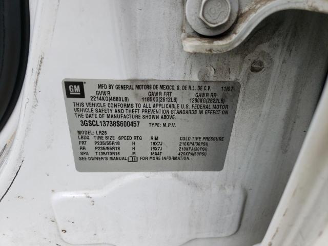 Photo 10 from auction – 2008 SATURN VUE REDLIN with VIN 3GSCL13738S600457
