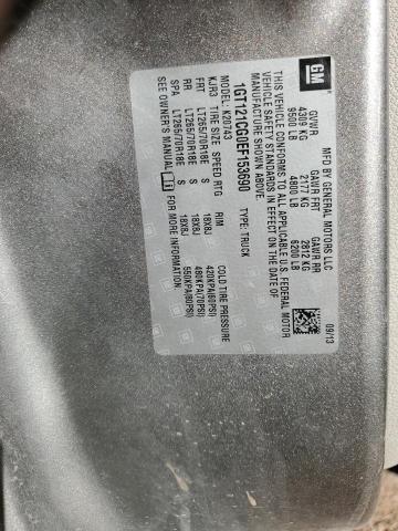 Photo 10 from auction – 2014 GMC SIERRA K25 with VIN 1GT121CG0EF153690