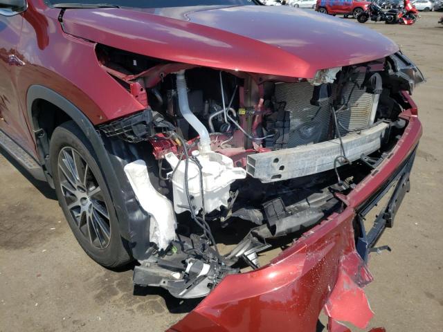Photo 9 from auction – 2018 TOYOTA HIGHLANDER with VIN 5TDJZRFH1JS871080