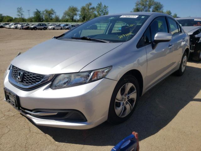 Photo 2 from auction – 2015 HONDA CIVIC LX with VIN 19XFB2F59FE217100