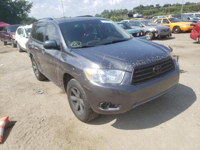 TOYOTA HIGHLANDER 2008 with VIN JTEES41AX82007449 - Photo from auction