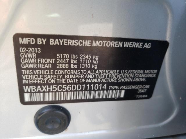 Photo 10 from auction – 2013 BMW 528 XI with VIN WBAXH5C56DD111014
