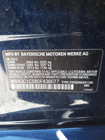 Photo 10 from auction – 2013 BMW 328 I SULE with VIN WBA3C1C58DF436077