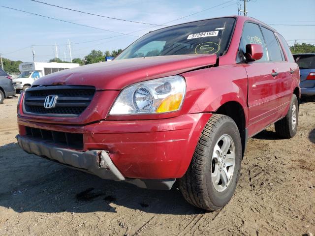 Photo 2 from auction – 2005 HONDA PILOT EXL with VIN 5FNYF18505B046900