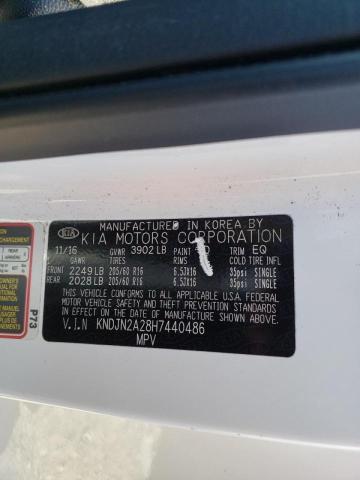 Photo 10 from auction – 2017 KIA SOUL with VIN KNDJN2A28H7440486