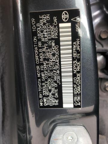 Photo 10 from auction – 2010 TOYOTA YARIS with VIN JTDBT4K35A4070070