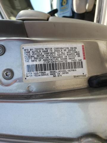 صورة رقم 10 من المزاد - 2000 TOYOTA CAMRY CE مع VIN JT2BF22K9Y0244736