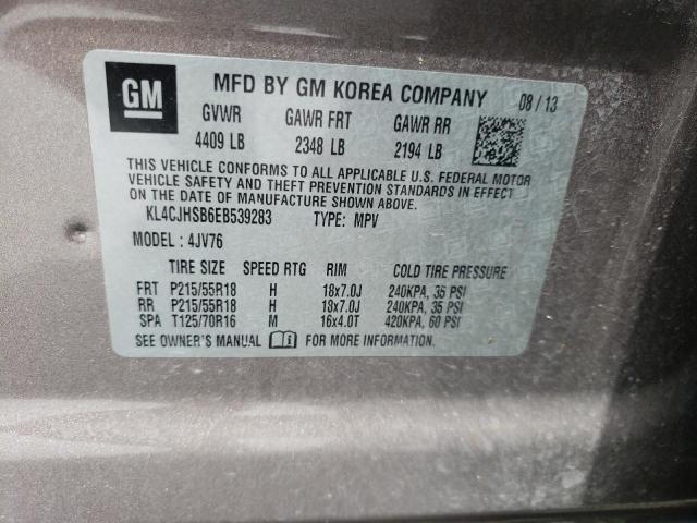 Photo 10 from auction – 2014 BUICK ENCORE PRE with VIN KL4CJHSB6EB539283