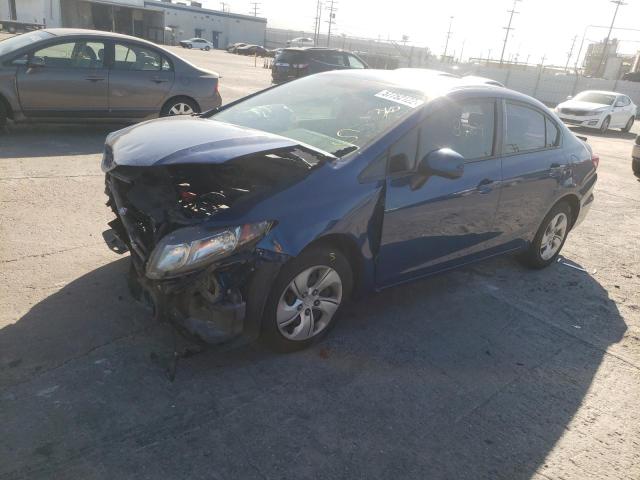 Photo 2 from auction – 2013 HONDA CIVIC LX with VIN 19XFB2F56DE280054