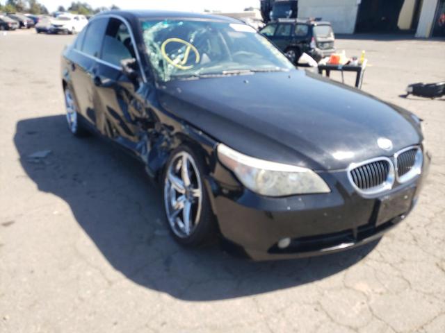 BMW 530 I 2007 with VIN WBANE73567CM58557 - Photo from auction