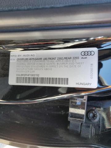 Photo 10 from auction – 2015 AUDI A3 PREMIUM with VIN WAUBFGFF4F1002152
