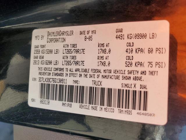 Photo 10 from auction – 2006 DODGE RAM 3500 with VIN 3D7LX39C76G130911