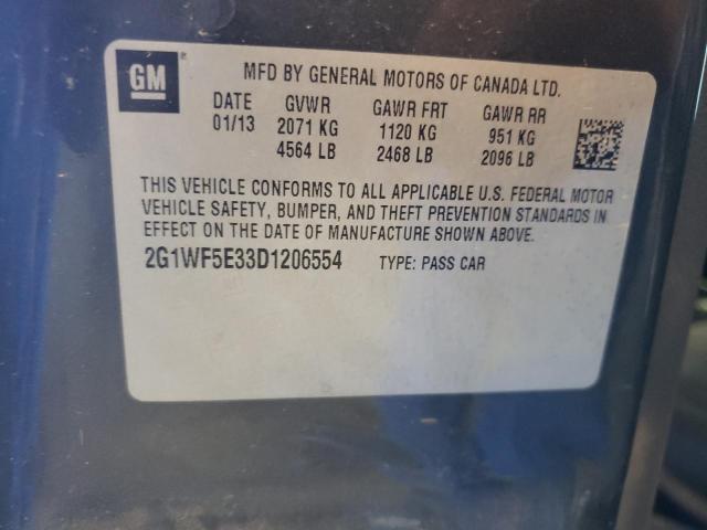 Photo 10 from auction – 2013 CHEVROLET IMPALA LS with VIN 2G1WF5E33D1206554