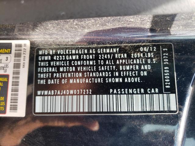 Photo 10 from auction – 2013 VOLKSWAGEN GOLF with VIN WVWAB7AJ4DW037232