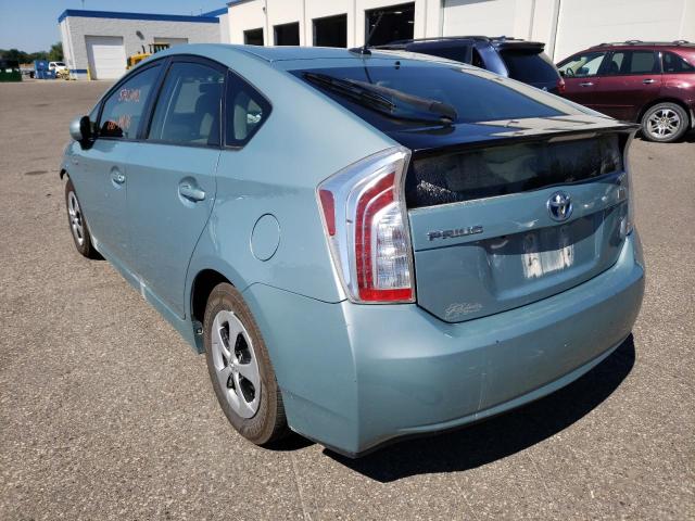 Photo 3 from auction – 2012 TOYOTA PRIUS with VIN JTDKN3DU3C5493513