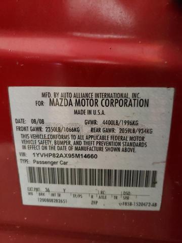 Photo 10 from auction – 2009 MAZDA 6 I with VIN 1YVHP82AX95M14660