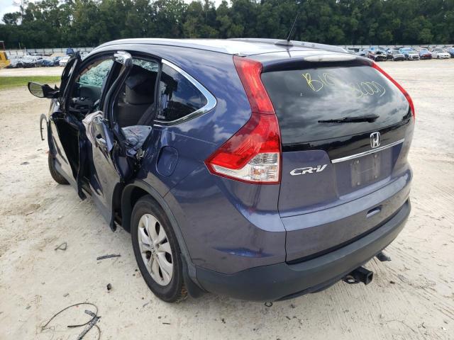 Photo 3 from auction – 2012 HONDA CR-V EXL with VIN 5J6RM3H71CL012296