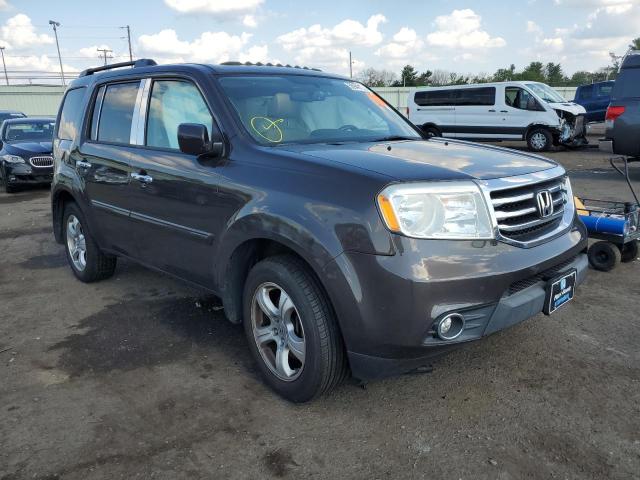 HONDA PILOT EXL 2013 with VIN 5FNYF4H50DB004601 - Photo from auction
