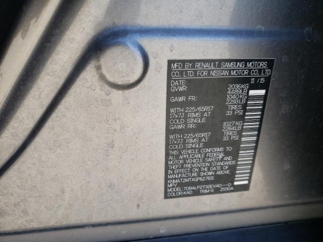 Photo 10 from auction – 2016 NISSAN ROGUE S with VIN KNMAT2MTXGP627611