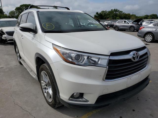TOYOTA HIGHLANDER 2016 with VIN 5TDYKRFH8GS138889 - Photo from auction
