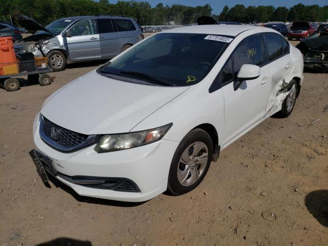 Photo 2 from auction – 2013 HONDA CIVIC LX with VIN 2HGFB2F58DH536460